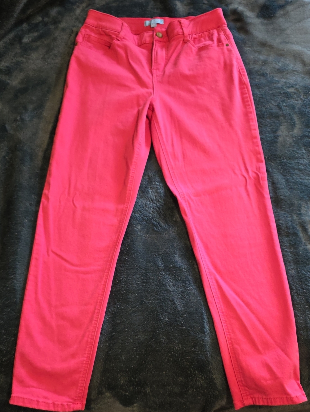 Draper James RSVP Bright Pink Slim Pants